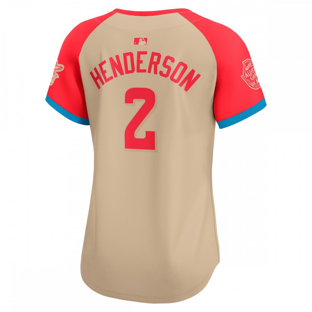 Gunnar Henderson American League Women's 2024 MLB All-Star Game Limited Player Jersey - Cream-Pro Kit Vault | Brand New 26/27 Sports Jerseys